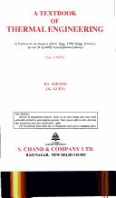 Cover for Textbook of Thermal Engineering
