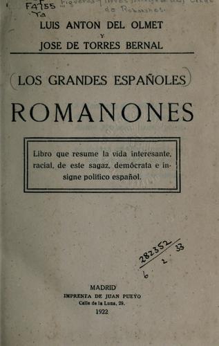 Cover for Romanones