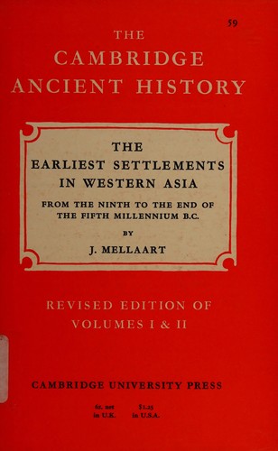 Cover for The earliest settlements in western Asia