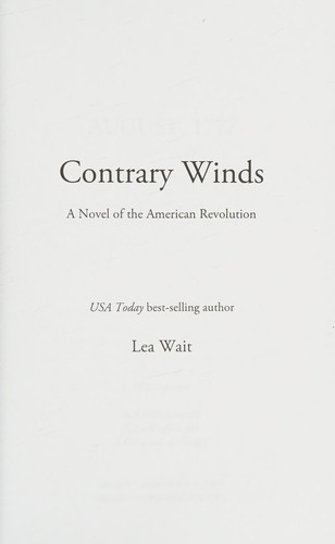 Cover for Contrary winds