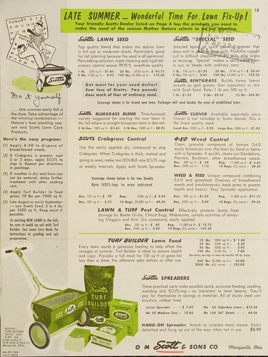 Cover for Late summer - wonderful time for lawn fix-up