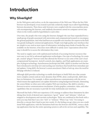 Cover for Introducing Microsoft Silverlight 1.0