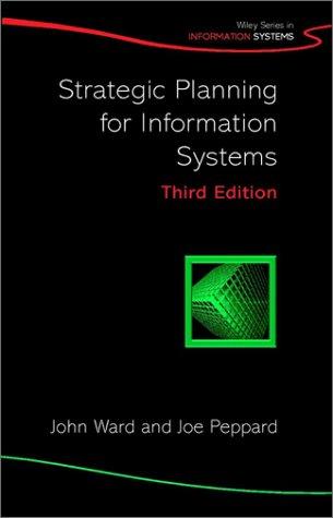Cover for Strategic planning for information systems