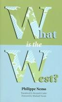 Cover for What is the West?