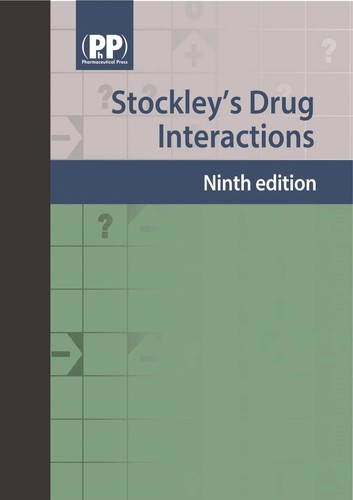 Cover for Stockley's drug interactions