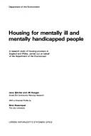 Cover for Housing for mentally ill and mentally handicapped people