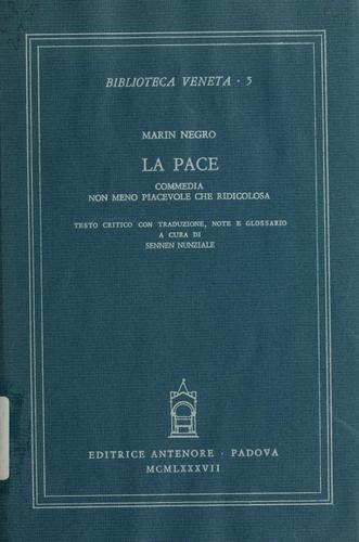 Cover for La pace