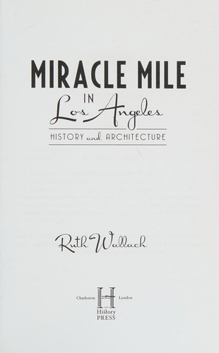 Cover for Miracle Mile in Los Angeles