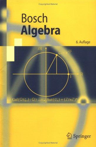 Cover for Algebra (Springer-Lehrbuch)