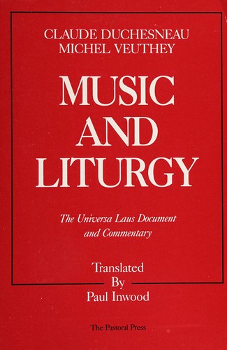 Cover for Music and liturgy