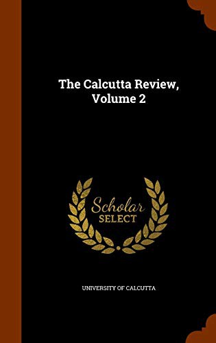 Cover for The Calcutta Review, Volume 2