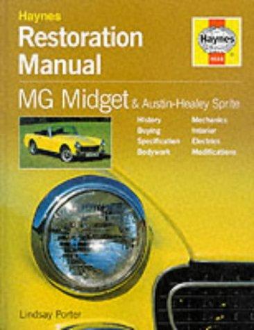 Cover for Mg Midget, Austin Healey and Sprite Restoration Manual (Restoration Manuals)