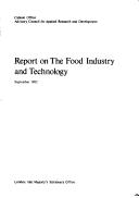 Cover for Report on the food industry and technology.