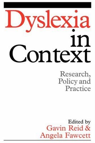 Cover for Dyslexia in Context