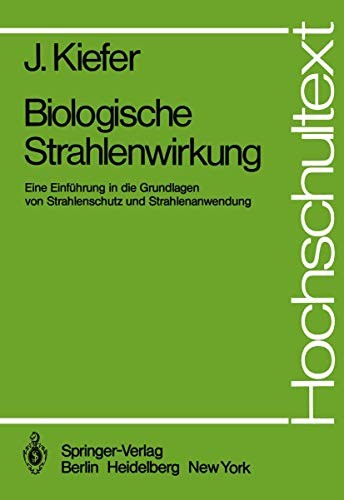 Cover for Biologische Strahlenwirkung