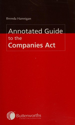 Cover for Annotated Guide to the Companies Act