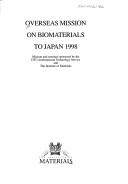 Cover for Overseas mission on biomaterials to Japan 1998