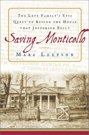 Cover for Saving Monticello
