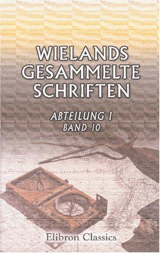 Cover for Wielands gesammelte Schriften