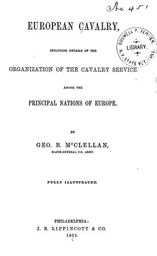 Cover for European cavalry