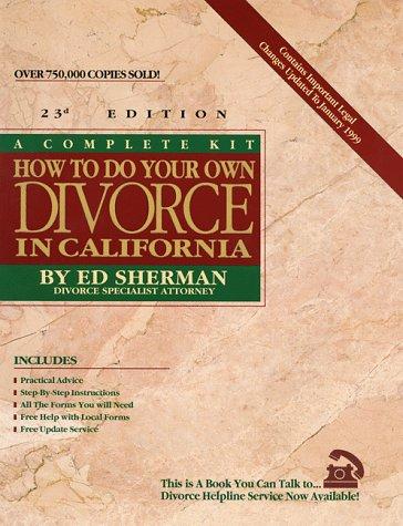 Cover for How to Do Your Own Divorce in California