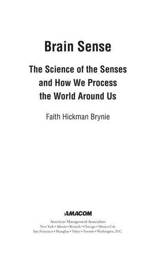 Cover for Brain sense