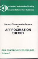 Cover for Second Edmonton Conference on Approximation Theory.