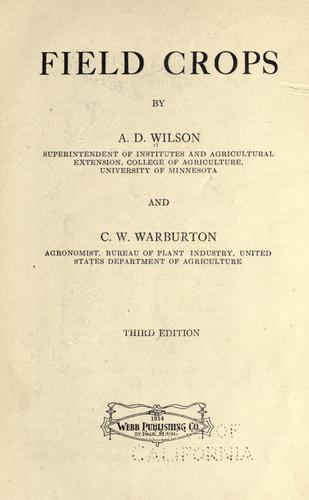 Cover for Field crops