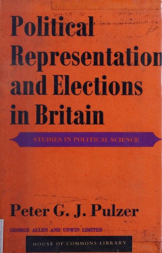 Cover for Political representation and elections in Britain
