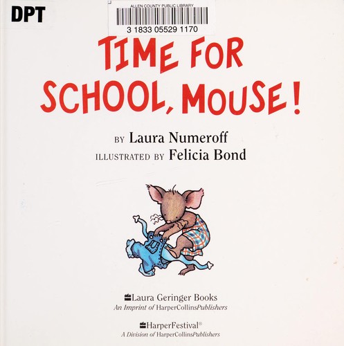 Cover for Time for school, Mouse!
