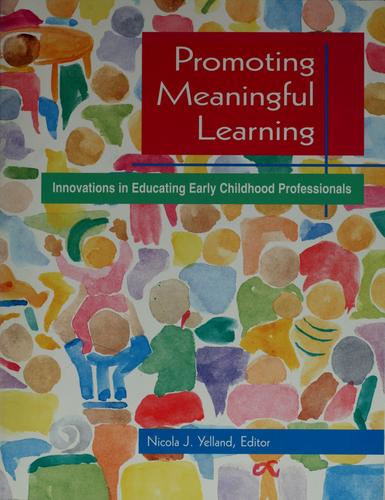 Cover for Promoting meaningful learning