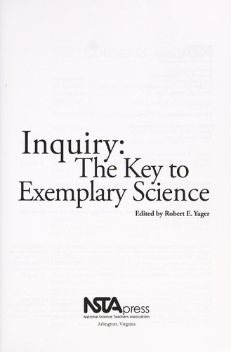 Cover for Inquiry