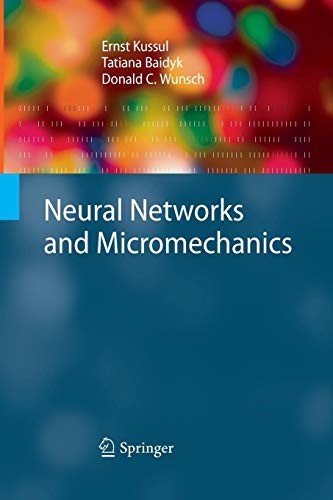 Cover for Neural Networks and Micromechanics