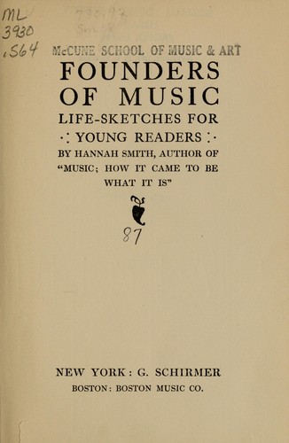 Cover for Founders of music