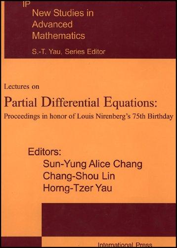 Cover for Lectures on Partial Differential Equations