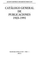 Cover for Archivo histórico diplomático mexicano.