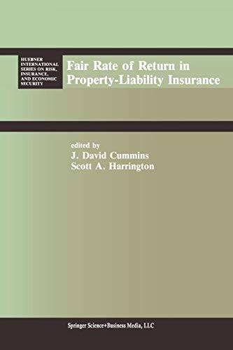Cover for Fair Rate of Return in Property-Liability Insurance