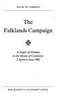 Cover for The Falklands campaign