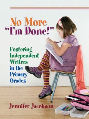 Cover for No More "I'm Done!"