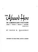 Cover for The absurd hero in American fiction