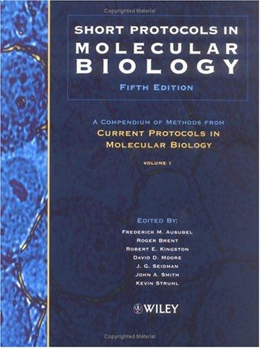 Cover for Short Protocols in Molecular Biology (2 volume set)