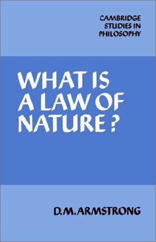 Cover for What is a Law of Nature? (Cambridge Studies in Philosophy)