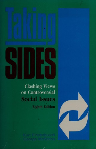 Cover for Taking sides.