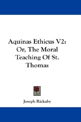 Cover for Aquinas Ethicus V2