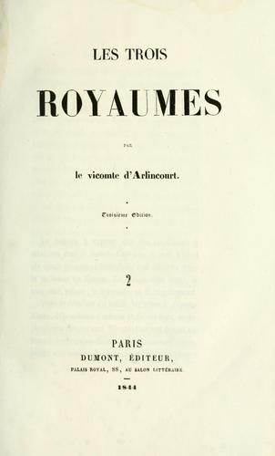 Cover for Les trois royaumes
