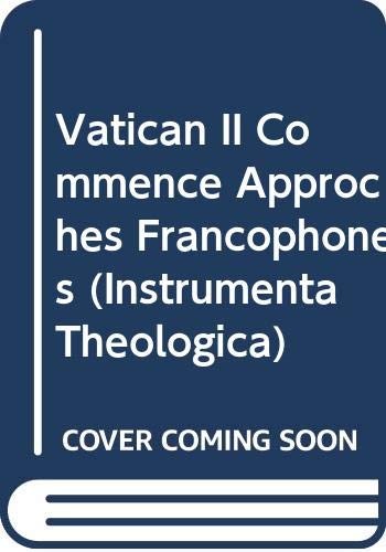 Cover for Vatican II commence--