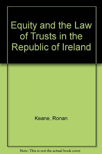 Cover for Equity and the law of trusts in the Republic of Ireland