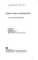 Cover for Vision/Visual Perception