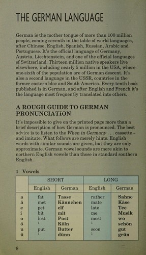 Cover for When in Germany