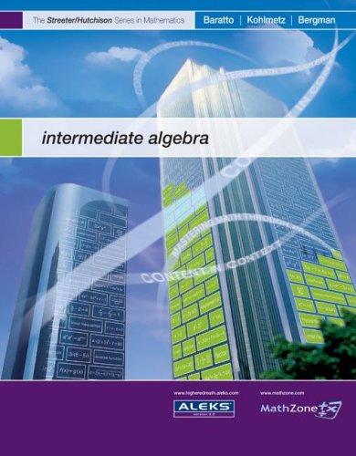 Cover for Intermediate Algebra (MP) (The Streeter)
